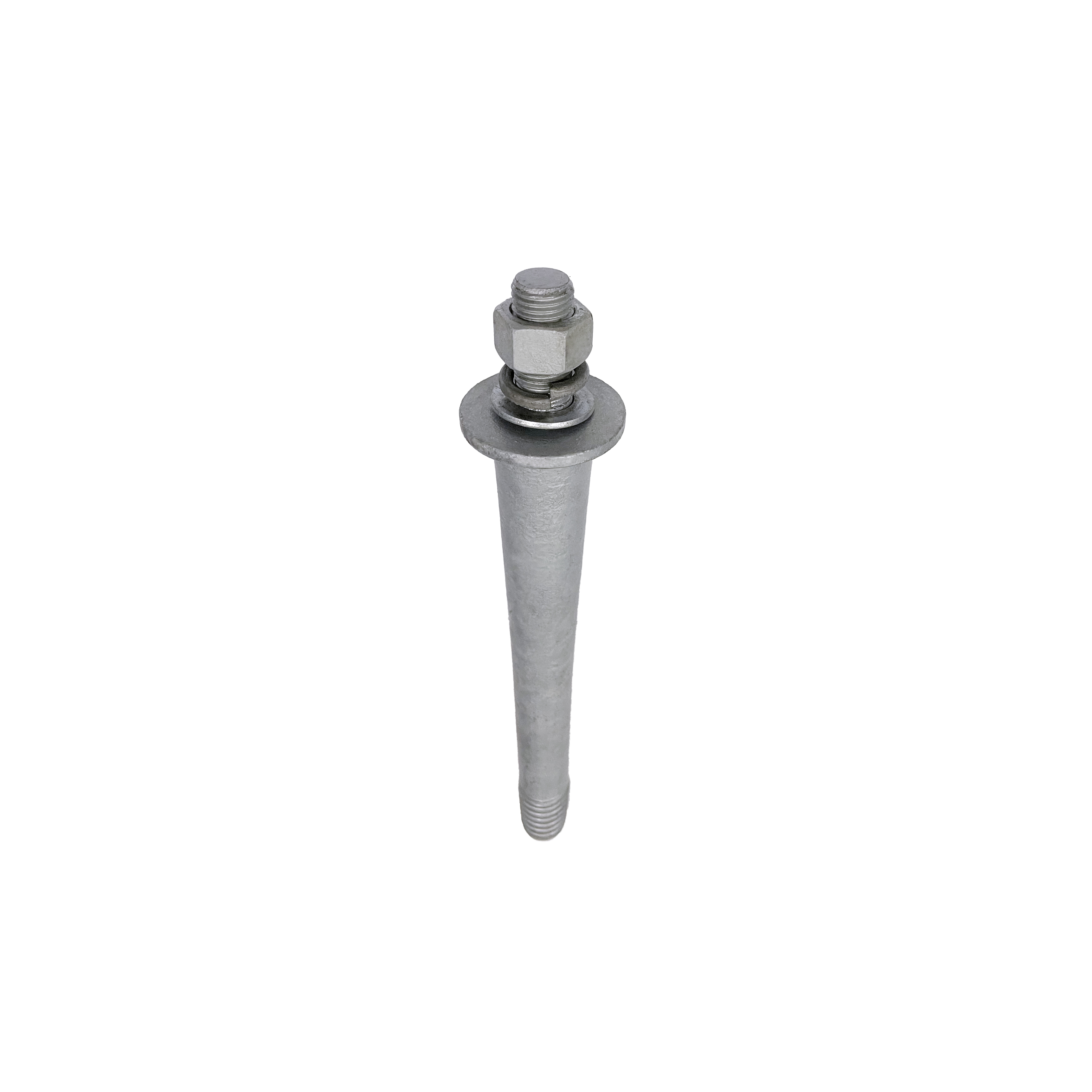 Galvanized Steel pole top Pin / Spindle for Insulator